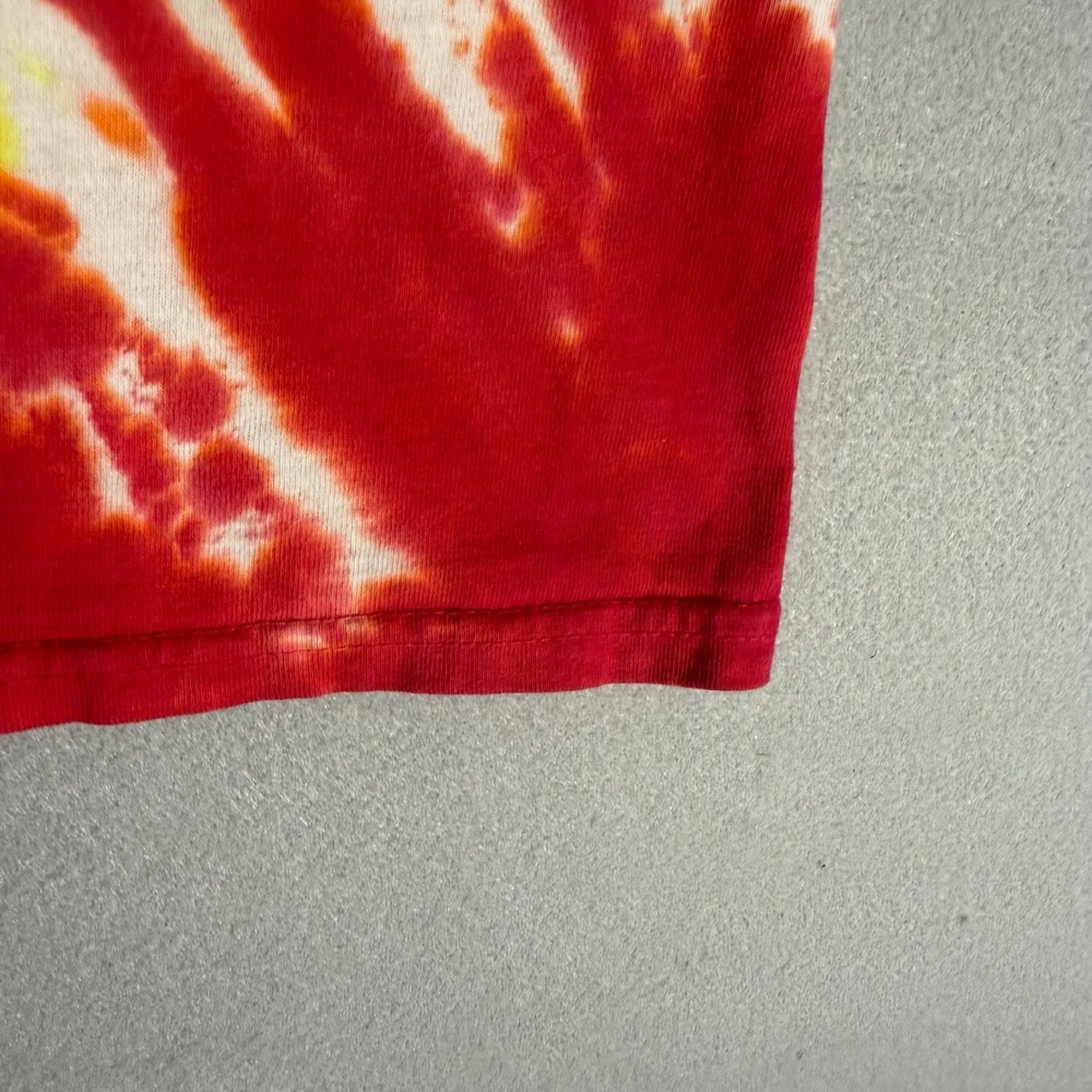 Vintage 2003 Suburban Swim League Tie Dye T Shirt Banzai Red Yellow Large - Picture 8 of 9